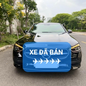 Bán xe Mercedes C200 Cũ Màu Đen Ghế Nâu Model 2022